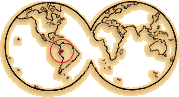 World map showing Colombia