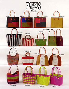 raffia bags line sheet image